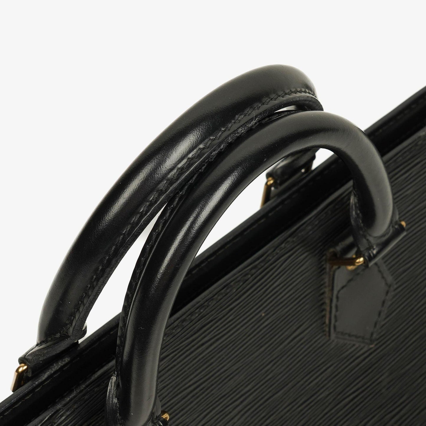 Louis Vuitton Sac Triangle Tasche aus schwarzem Epi-Leder