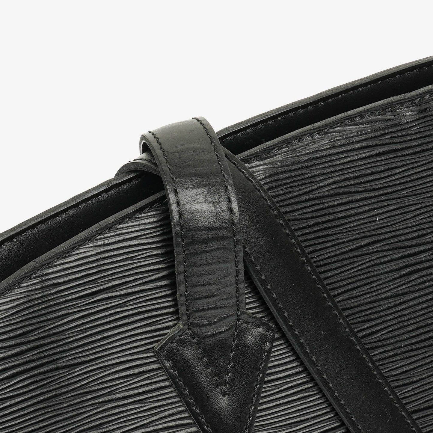 Louis Vuitton Saint Jacques GM Schultertasche aus schwarzem Epi-Leder