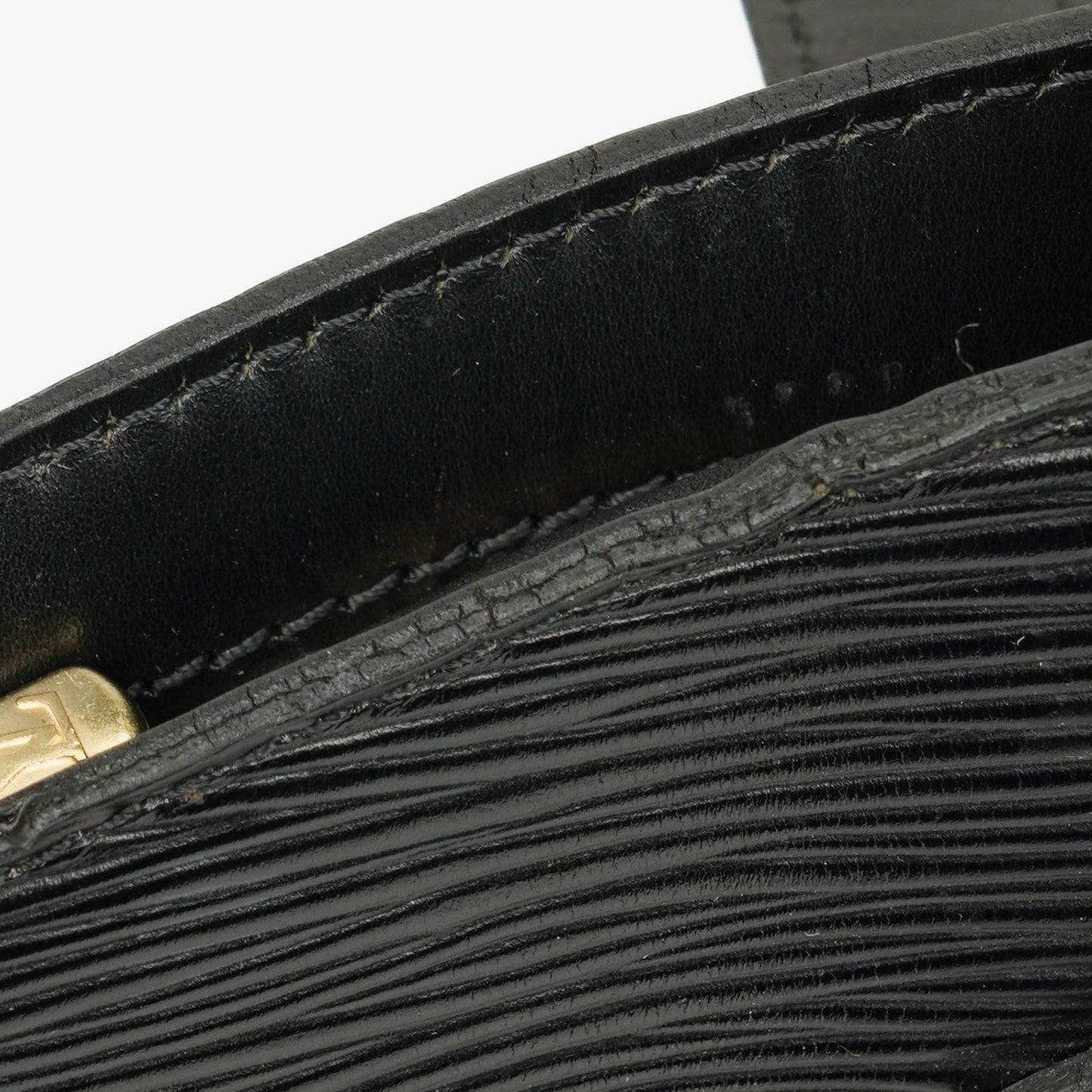 Louis Vuitton Saint Jacques GM Schultertasche aus schwarzem Epi-Leder