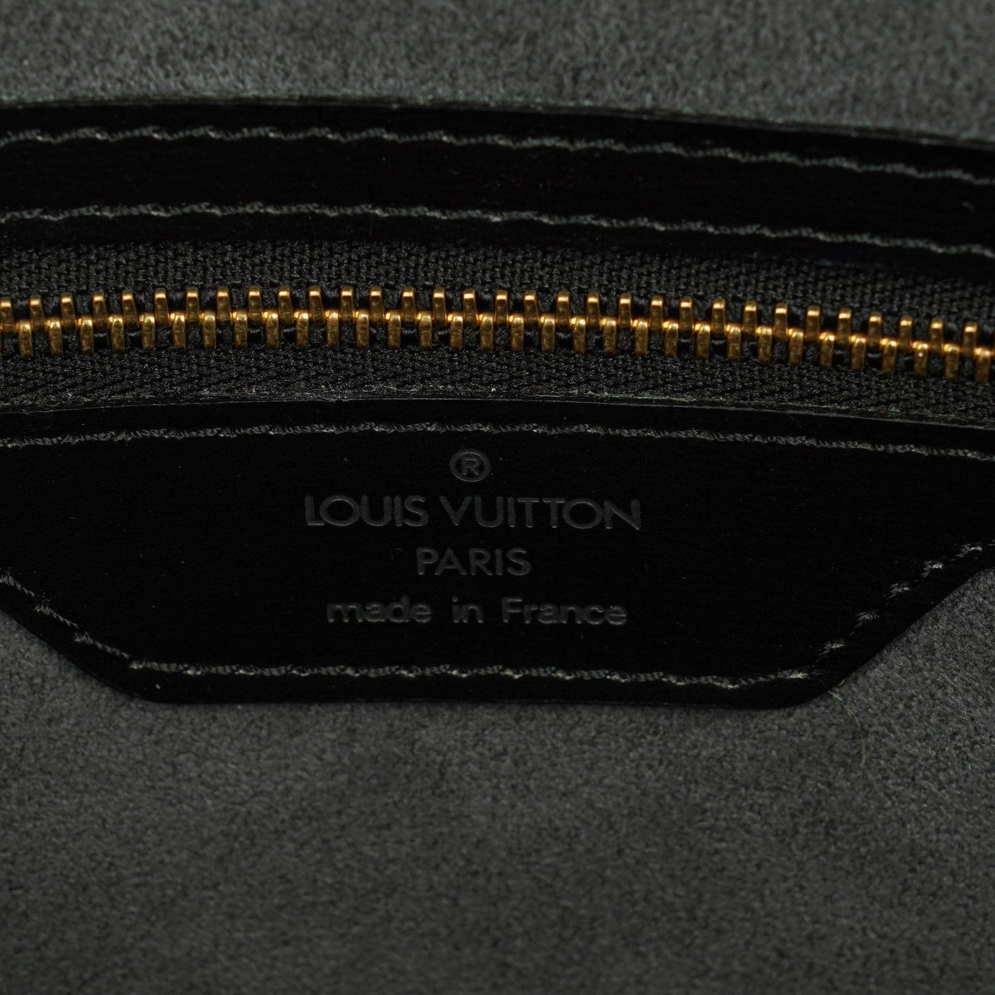 Louis Vuitton Saint Jacques GM Schultertasche aus schwarzem Epi-Leder