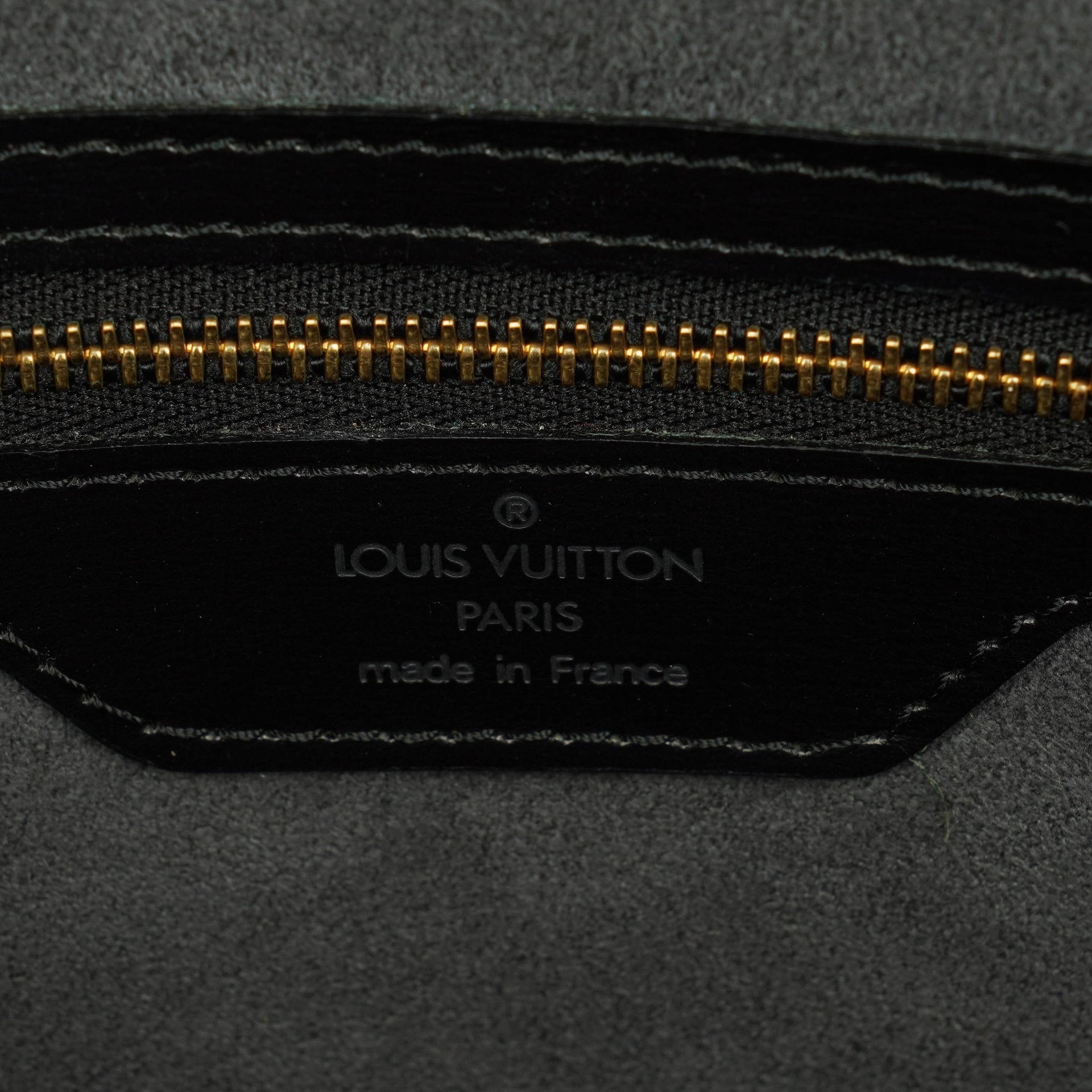 Louis Vuitton Saint Jacques GM Schultertasche aus schwarzem Epi-Leder