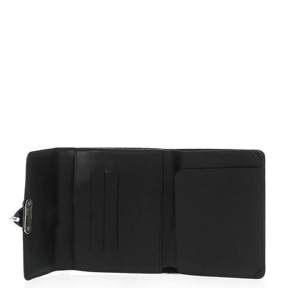 Louis Vuitton Schwarze Mini Monogram Glace Anouchka PM Clutch Tasche