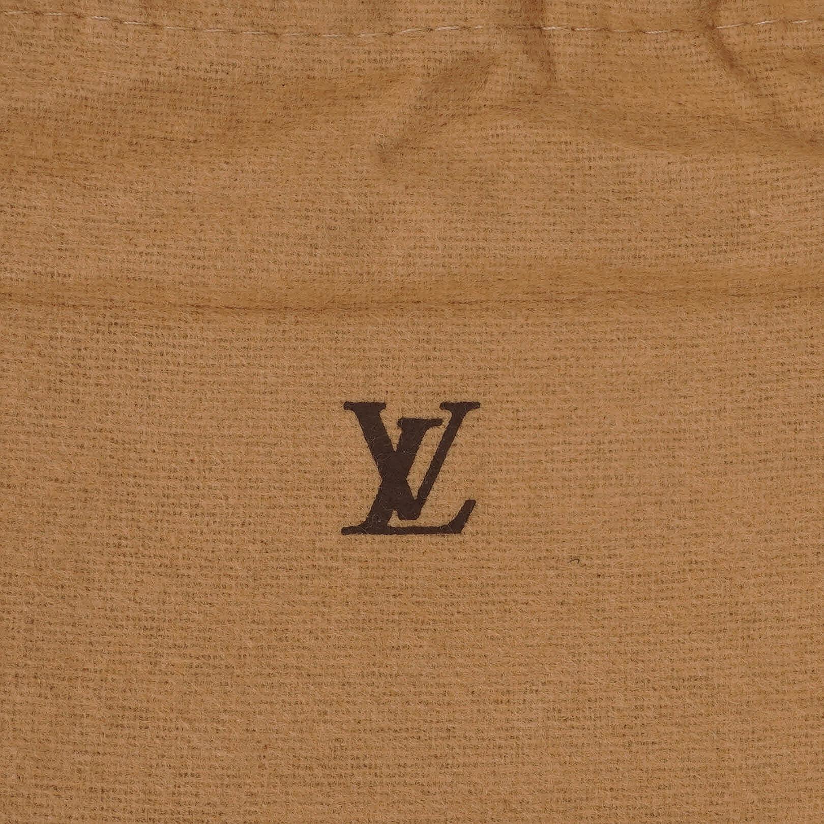 Louis Vuitton Schwarze Mini Monogram Glace Anouchka PM Clutch Tasche