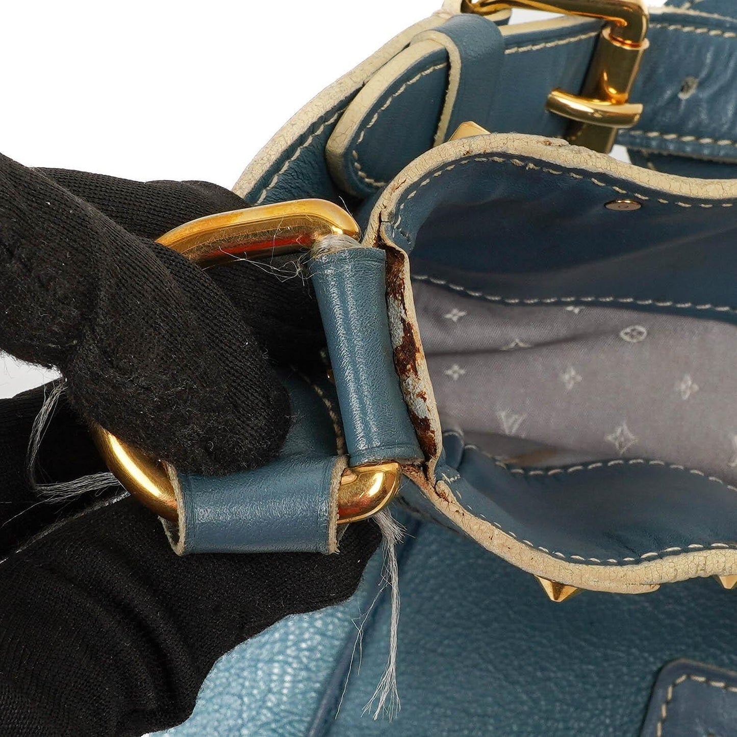 Louis Vuitton Blaue Suhali L' Affriolant Tasche, 2004