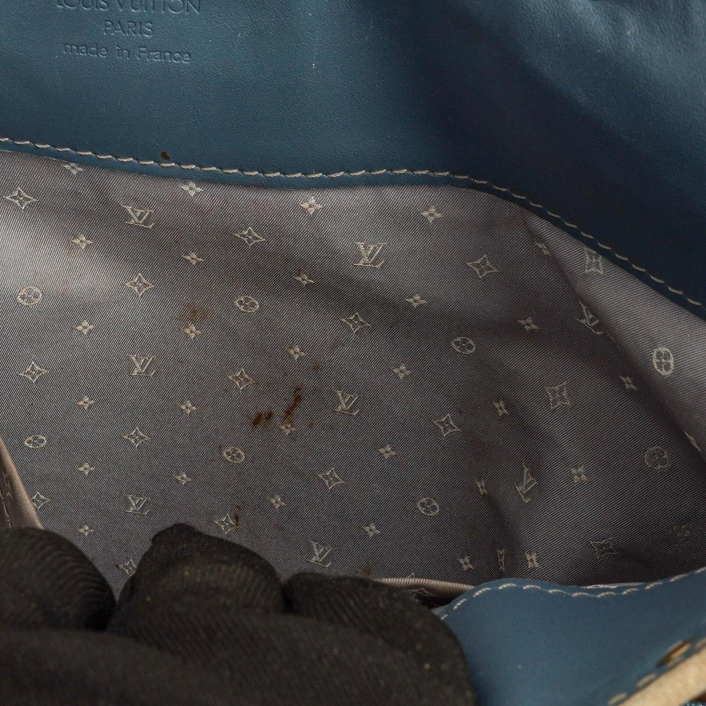 Louis Vuitton Blaue Suhali L' Affriolant Tasche, 2004