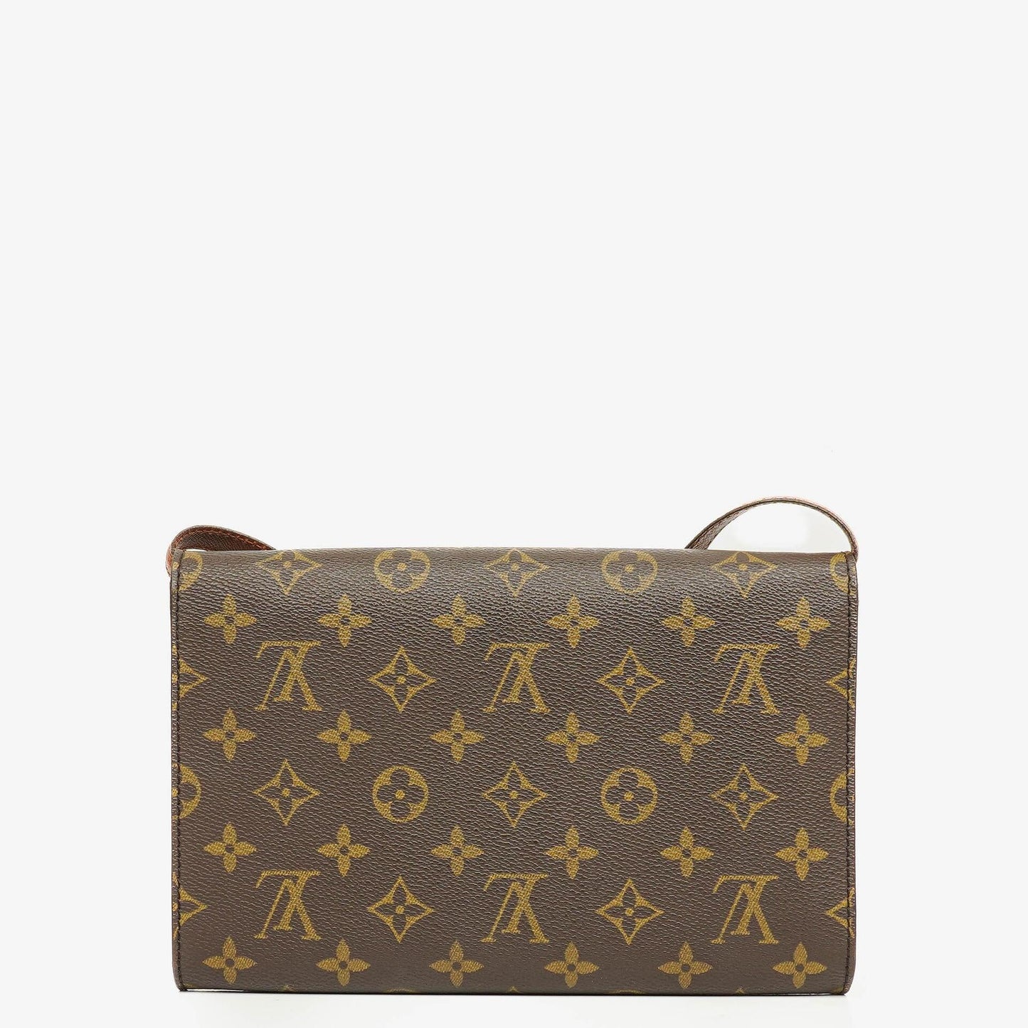 Louis Vuitton Pochette aus bordeauxfarbenem Monogramm Canvas