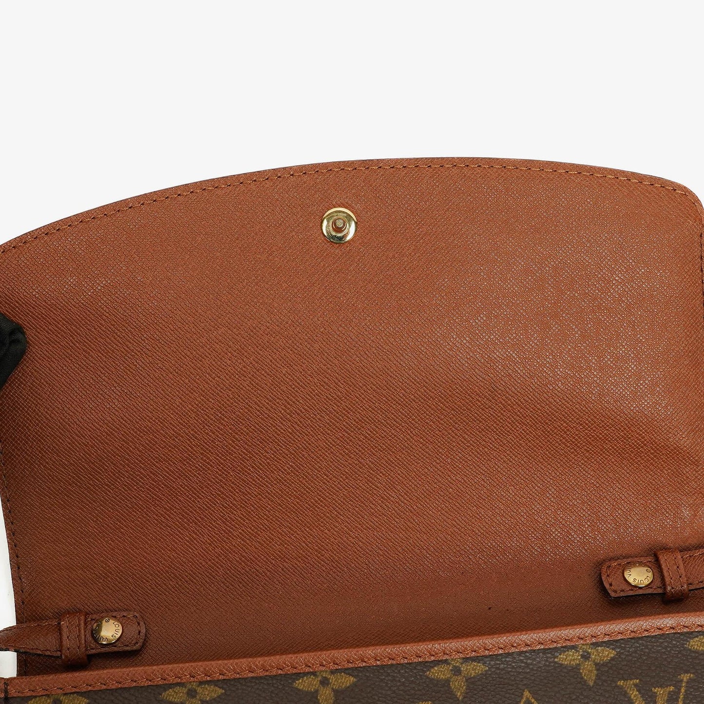 Louis Vuitton Pochette aus bordeauxfarbenem Monogramm Canvas