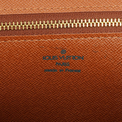 Louis Vuitton Pochette aus bordeauxfarbenem Monogramm Canvas