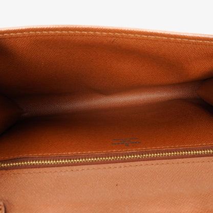 Louis Vuitton Pochette aus bordeauxfarbenem Monogramm Canvas