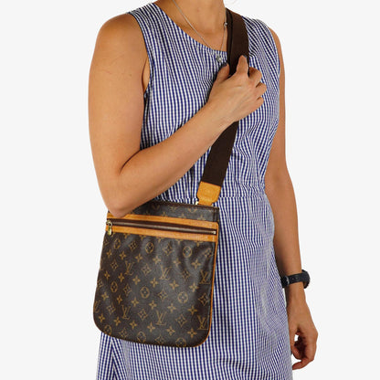 Louis Vuitton Bosphore Pochette Monogram Canvas Crossbody Bag