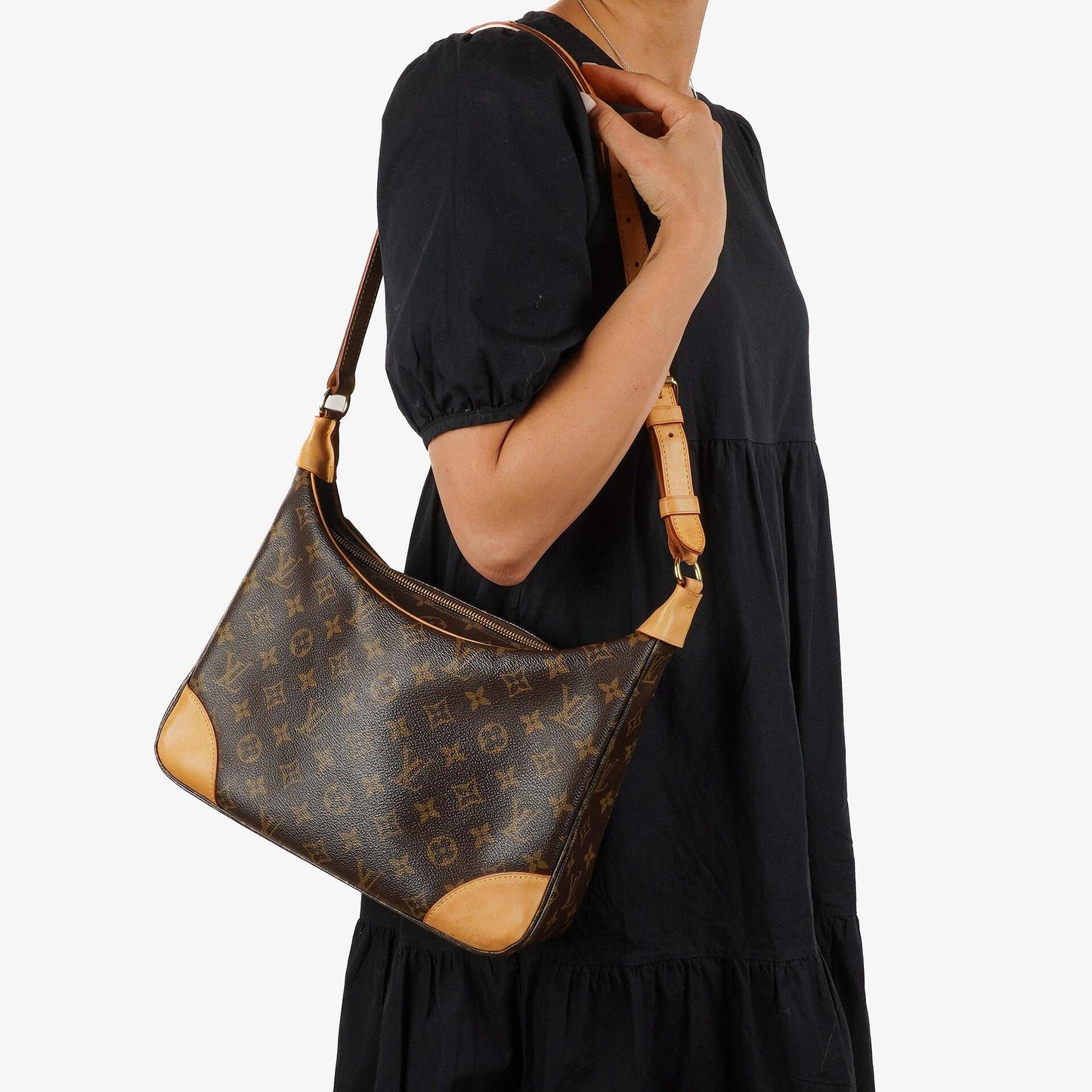 Louis Vuitton Boulogne Monogram Canvas Schultertasche