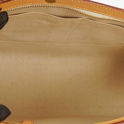 Louis Vuitton Brea MM Tasche aus citrinfarbenem Monogram Vernis