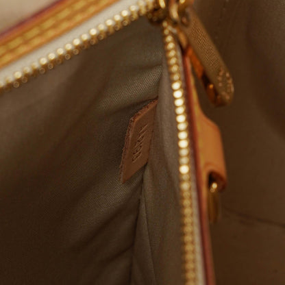 Louis Vuitton Brea MM Tasche aus citrinfarbenem Monogram Vernis
