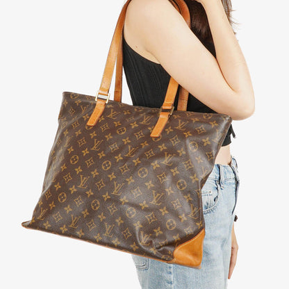 Louis Vuitton Cabas Mezzo Schultertasche aus Monogram Canvas