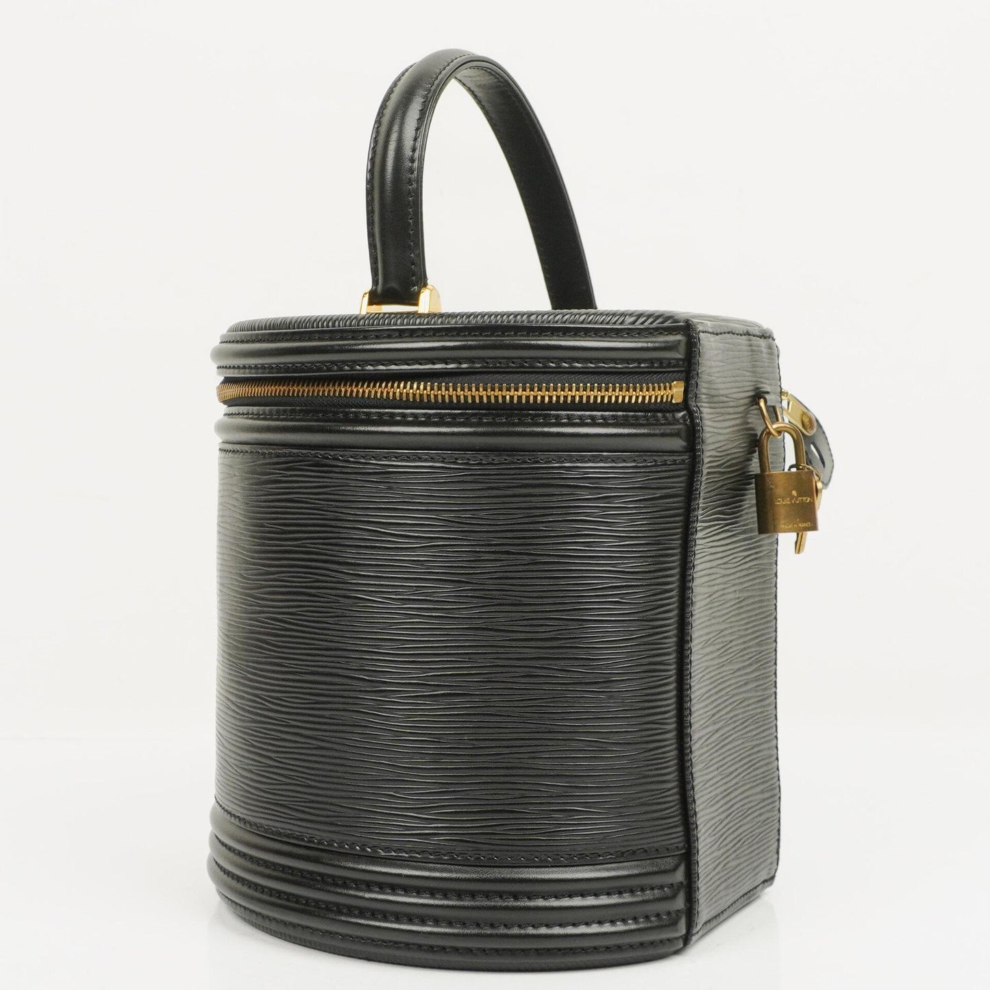 Louis Vuitton Cannes Schwarze EPI Leder Tasche
