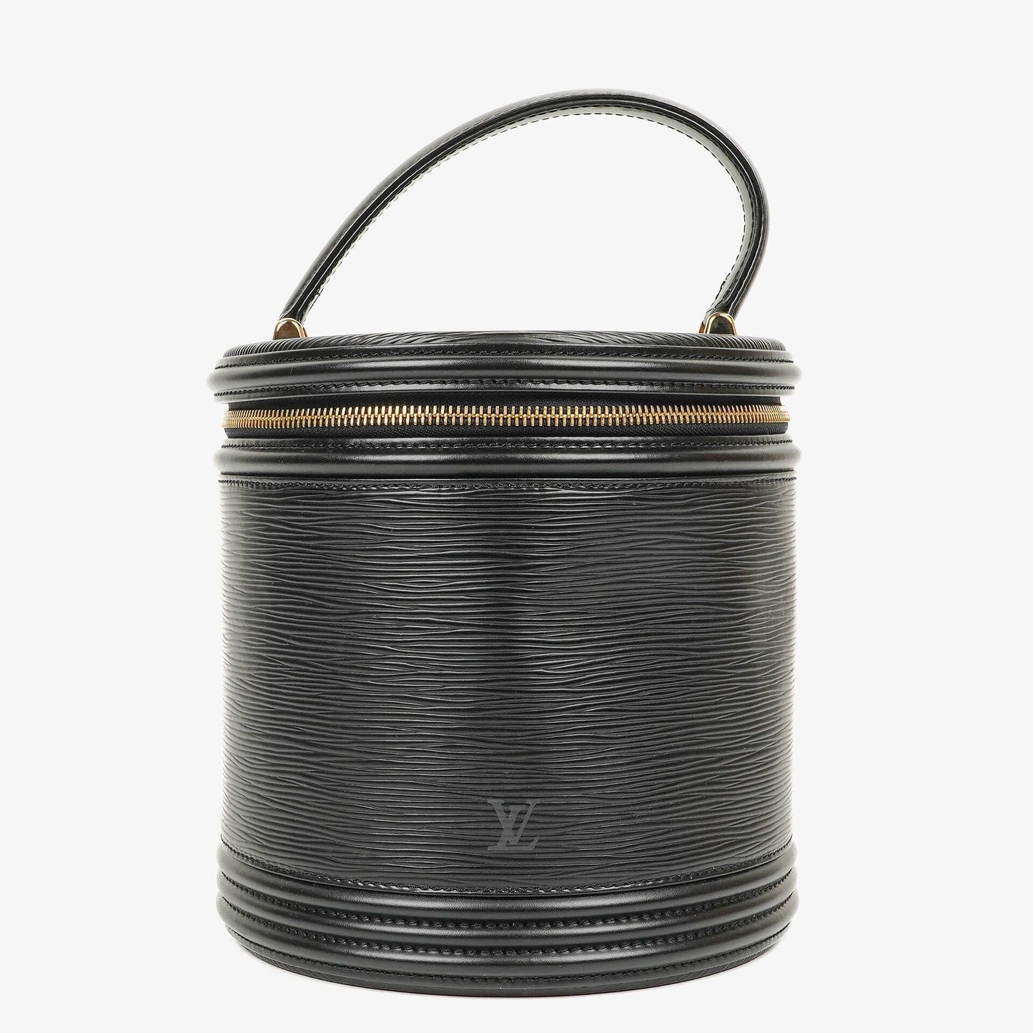 Louis Vuitton Cannes Schwarze EPI Leder Tasche