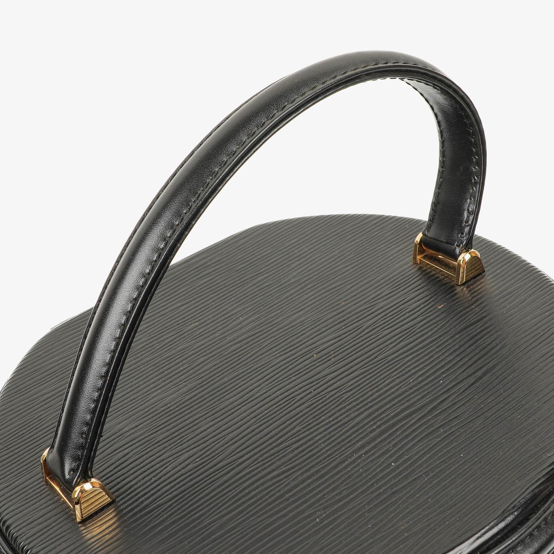 Louis Vuitton Cannes Schwarze EPI Leder Tasche
