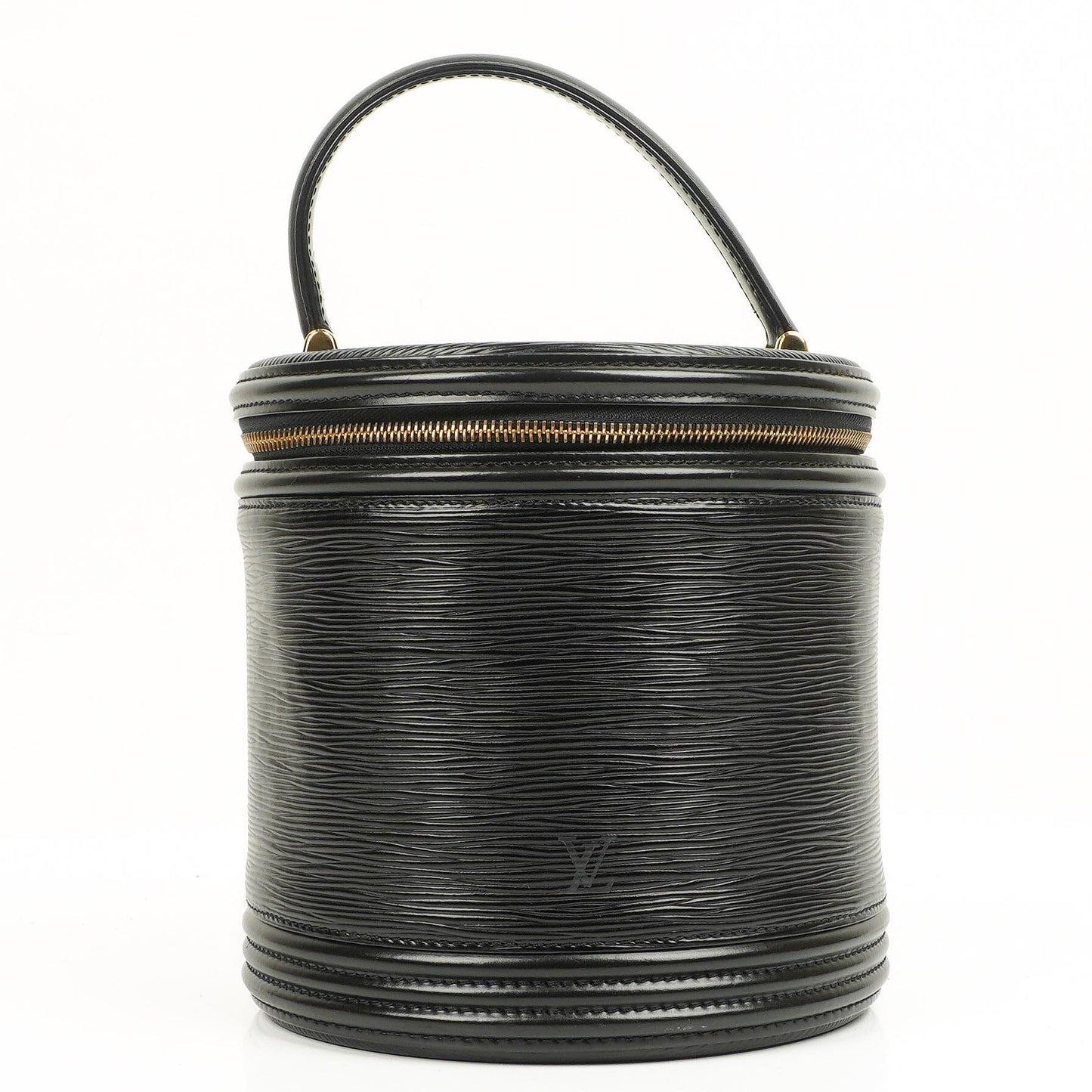 Louis Vuitton Cannes Tasche aus schwarzem Epi Leder