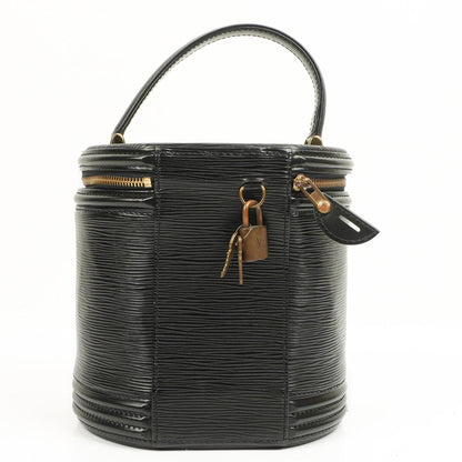 Louis Vuitton Cannes Tasche aus schwarzem Epi Leder