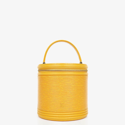 Louis Vuitton Cannes Tasche aus gelbem Epi Leder