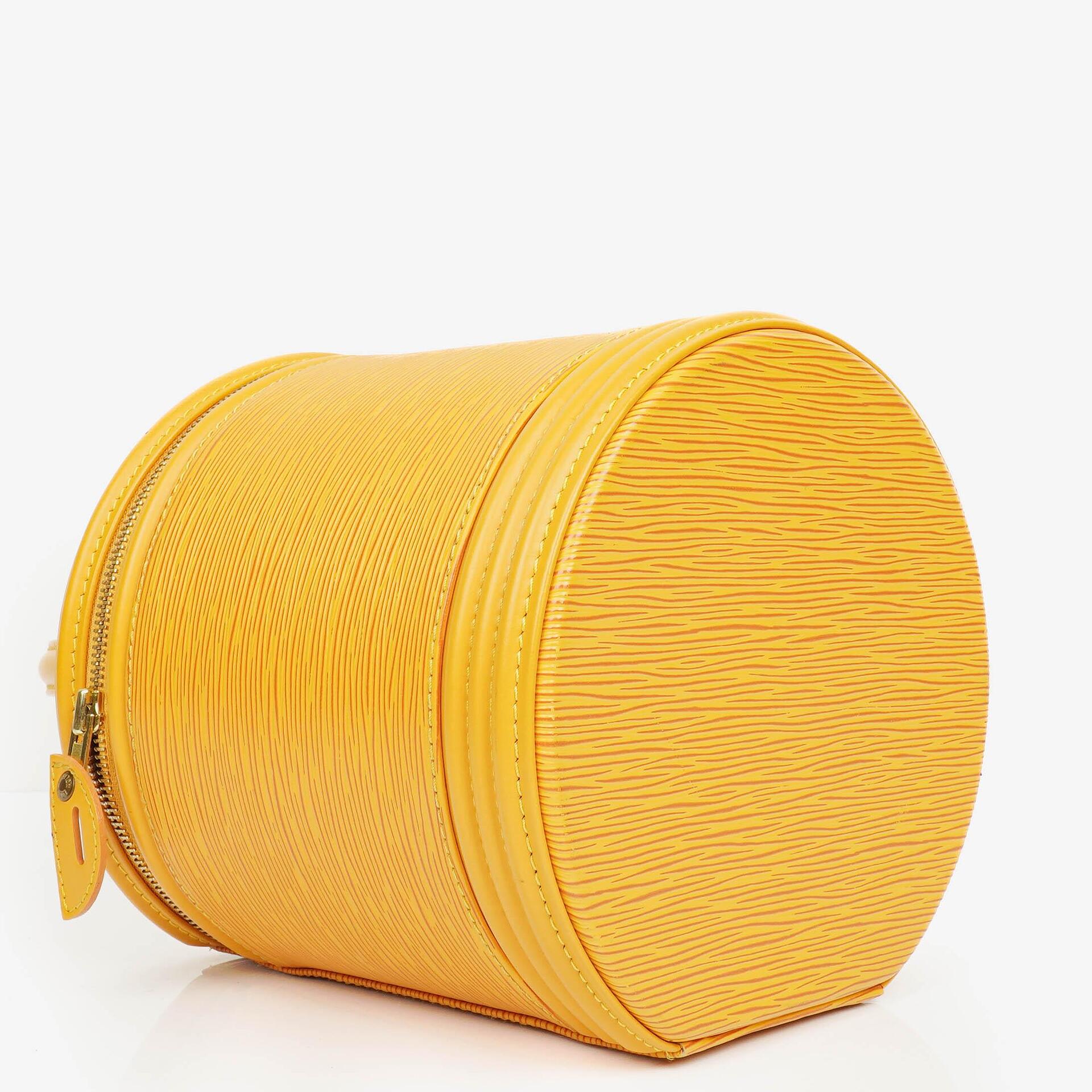 Louis Vuitton Cannes Tasche aus gelbem Epi Leder