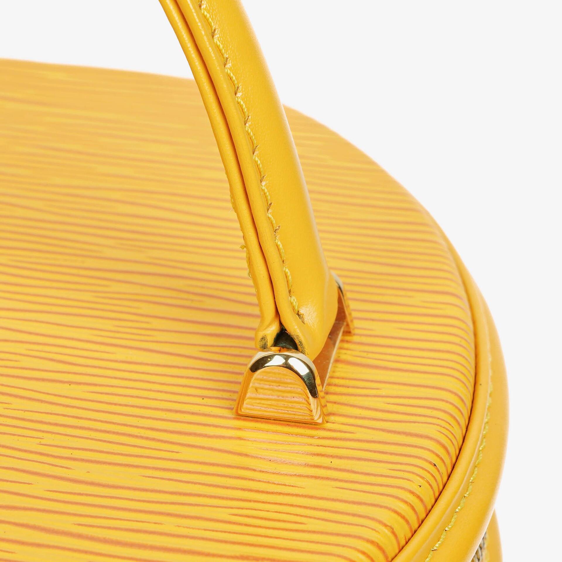 Louis Vuitton Cannes Tasche aus gelbem Epi Leder