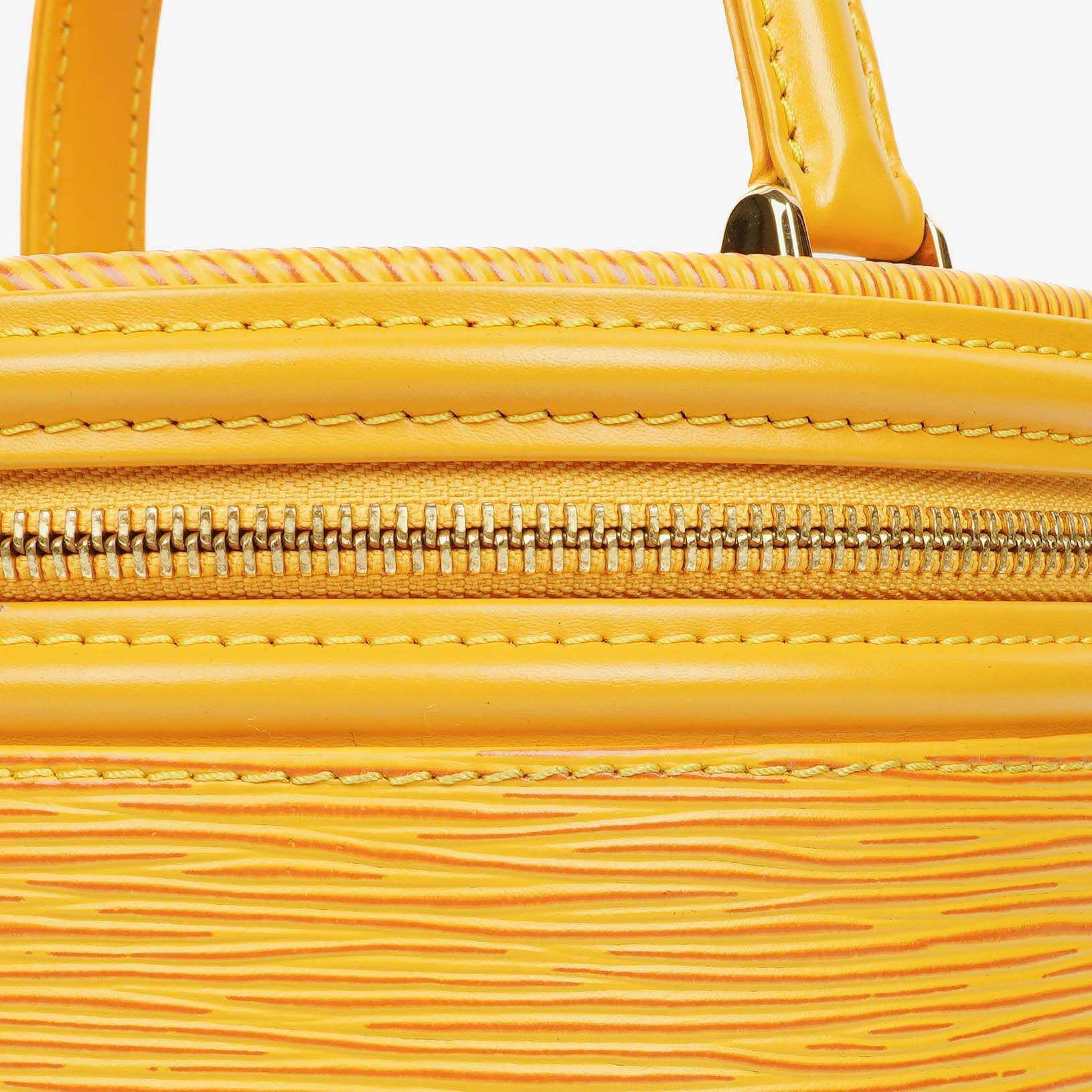 Louis Vuitton Cannes Tasche aus gelbem Epi Leder