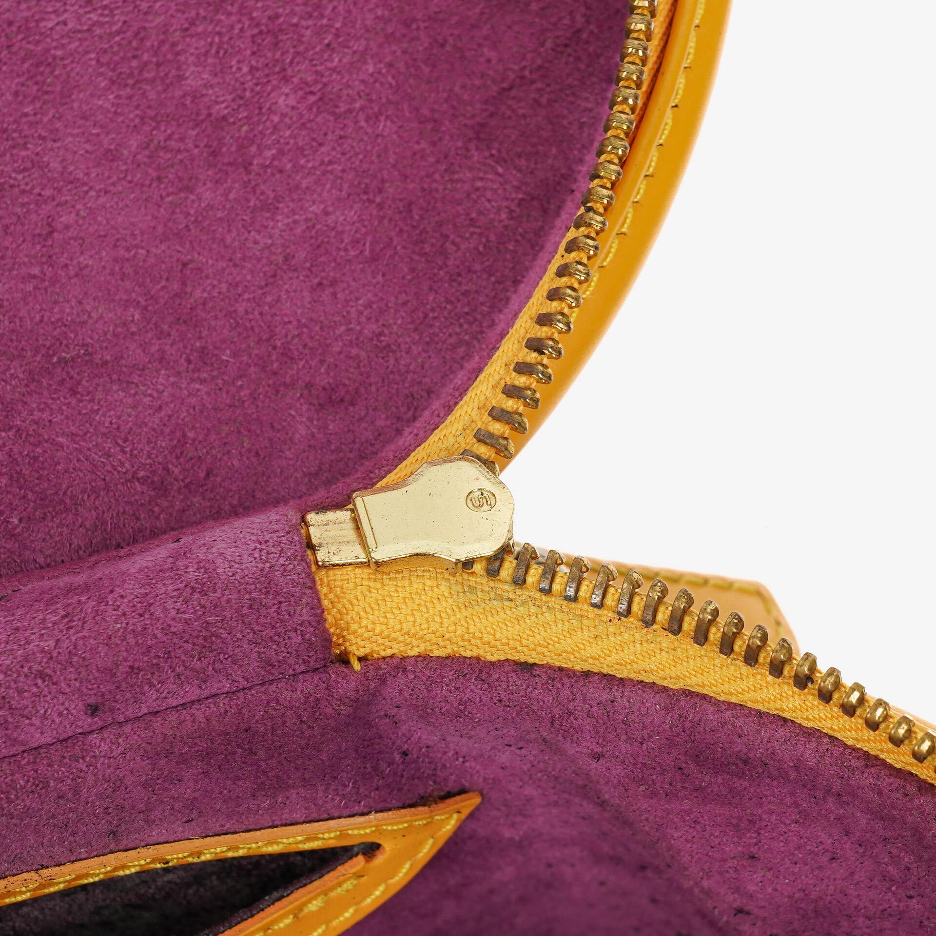 Louis Vuitton Cannes Tasche aus gelbem Epi Leder