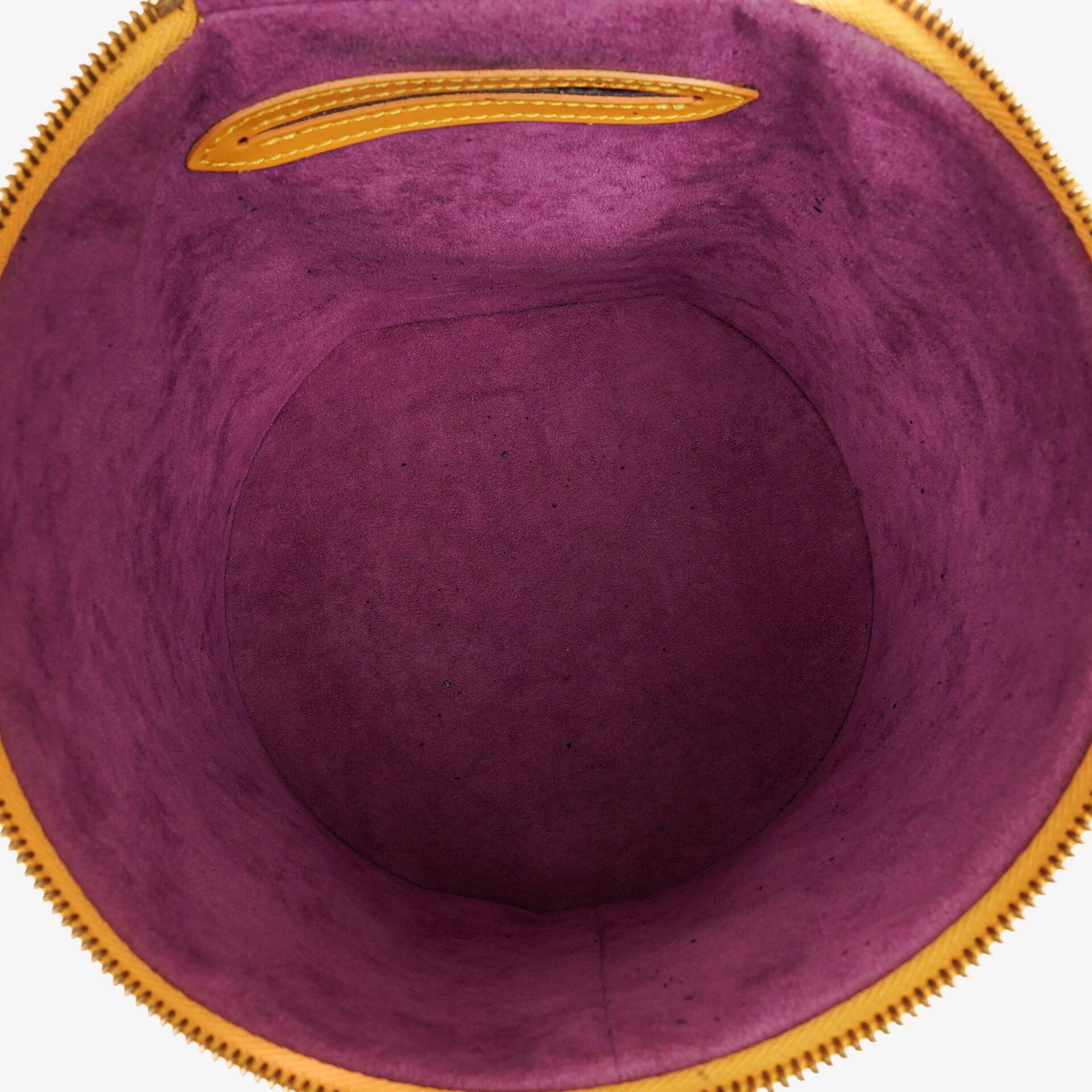 Louis Vuitton Cannes Tasche aus gelbem Epi Leder