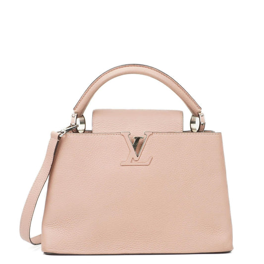 Louis Vuitton Capucines MM Handtasche aus pinkem Leder
