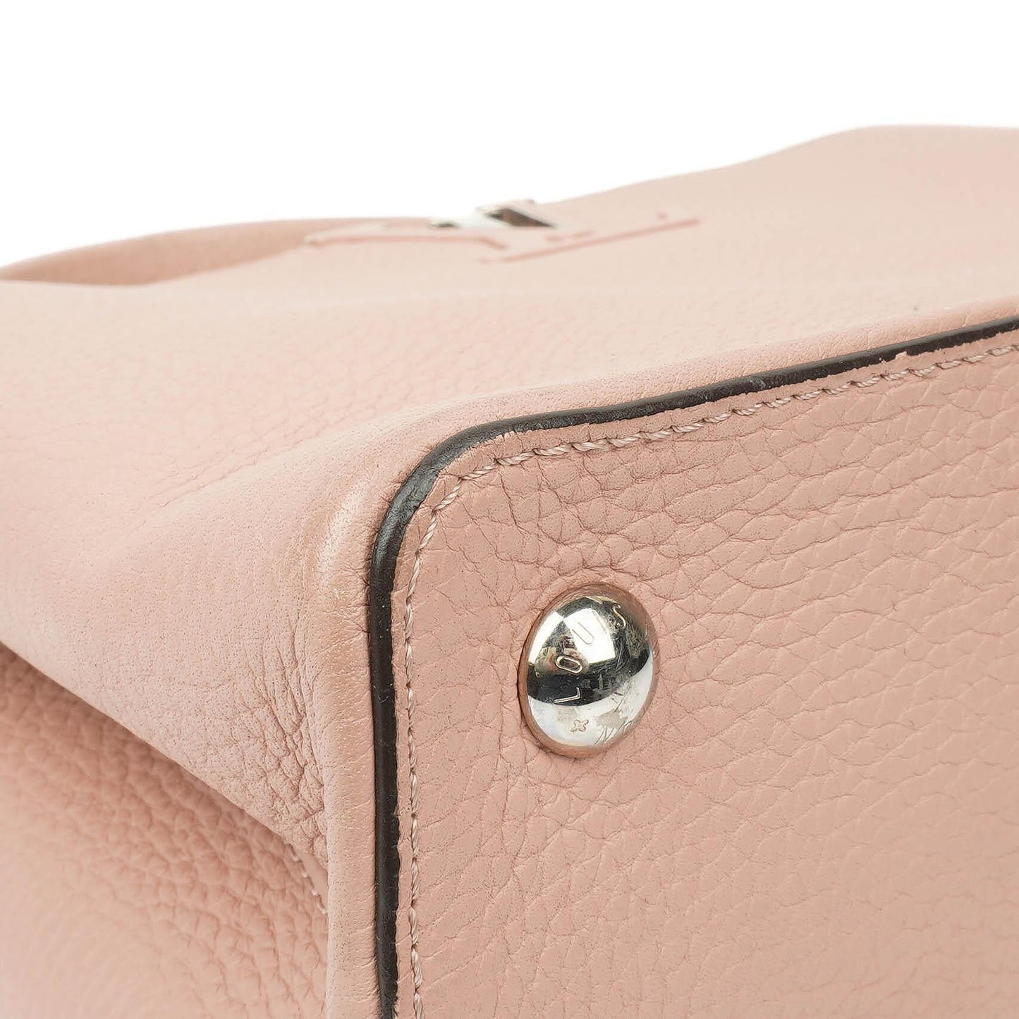Louis Vuitton Capucines MM Handtasche aus pinkem Leder