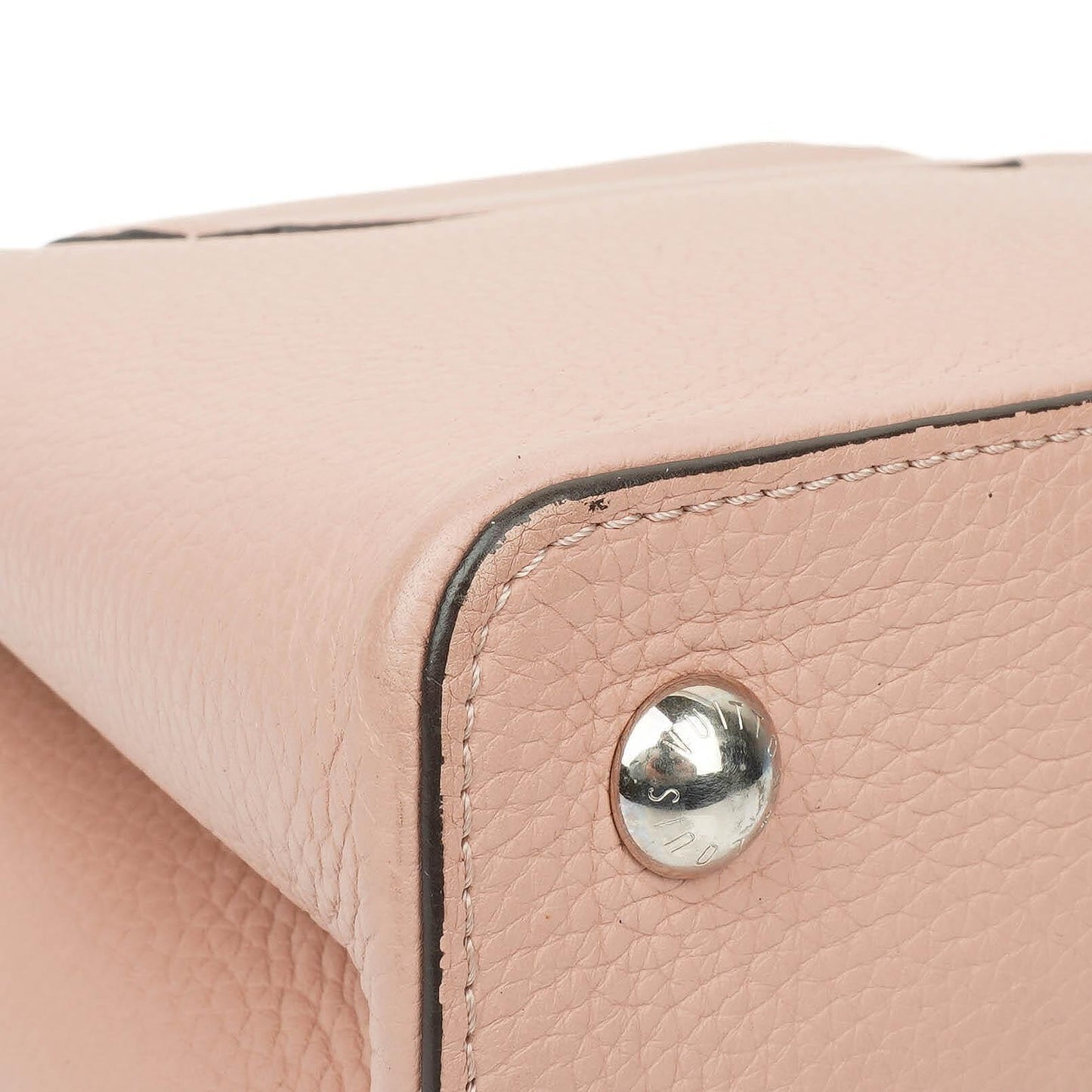 Louis Vuitton Capucines MM Handtasche aus pinkem Leder