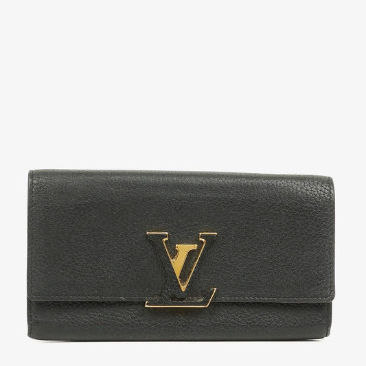 Louis Vuitton Capucines Taurillon Geldbörse
