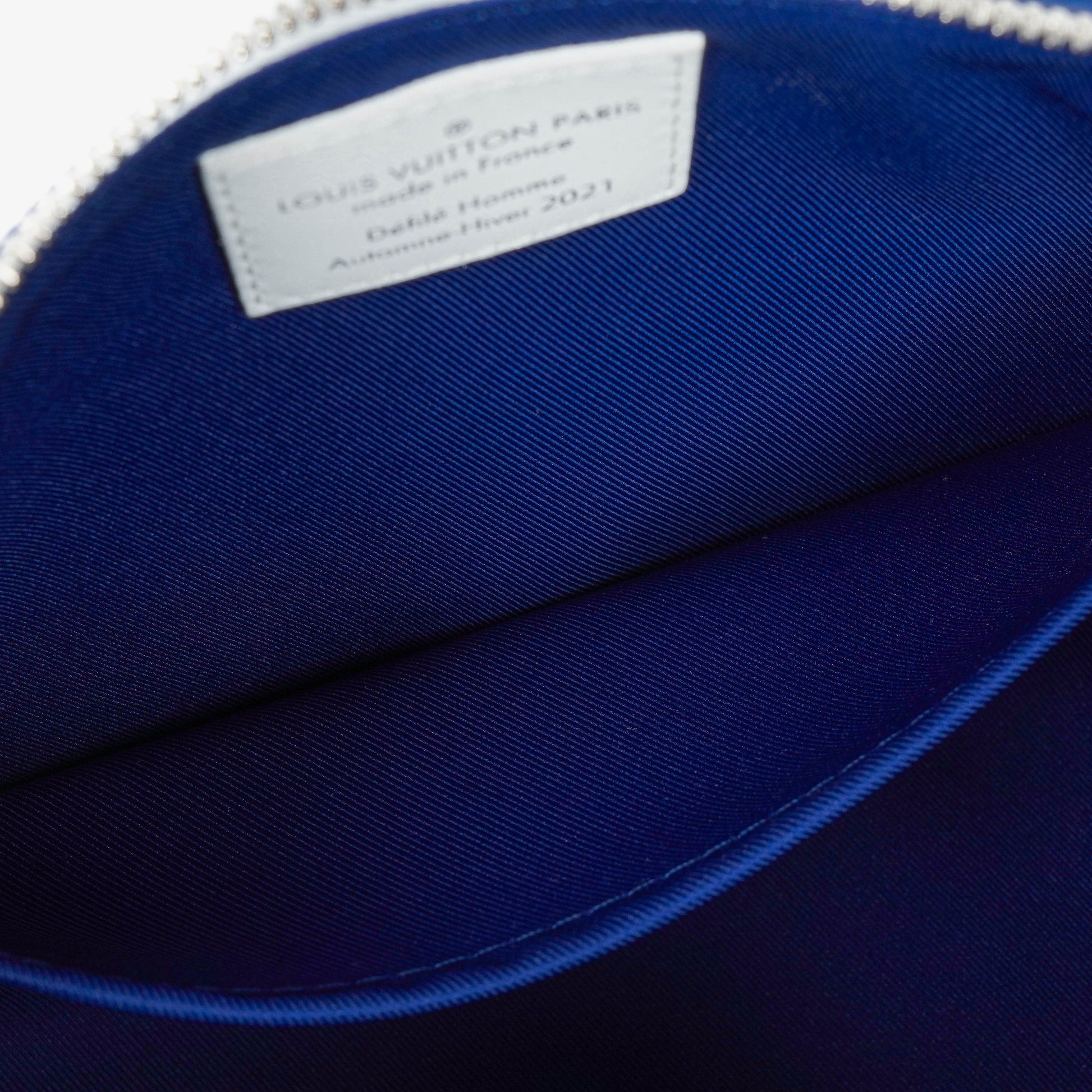 Louis Vuitton City Keepall Everyday Schultertasche in Blau und Weiß