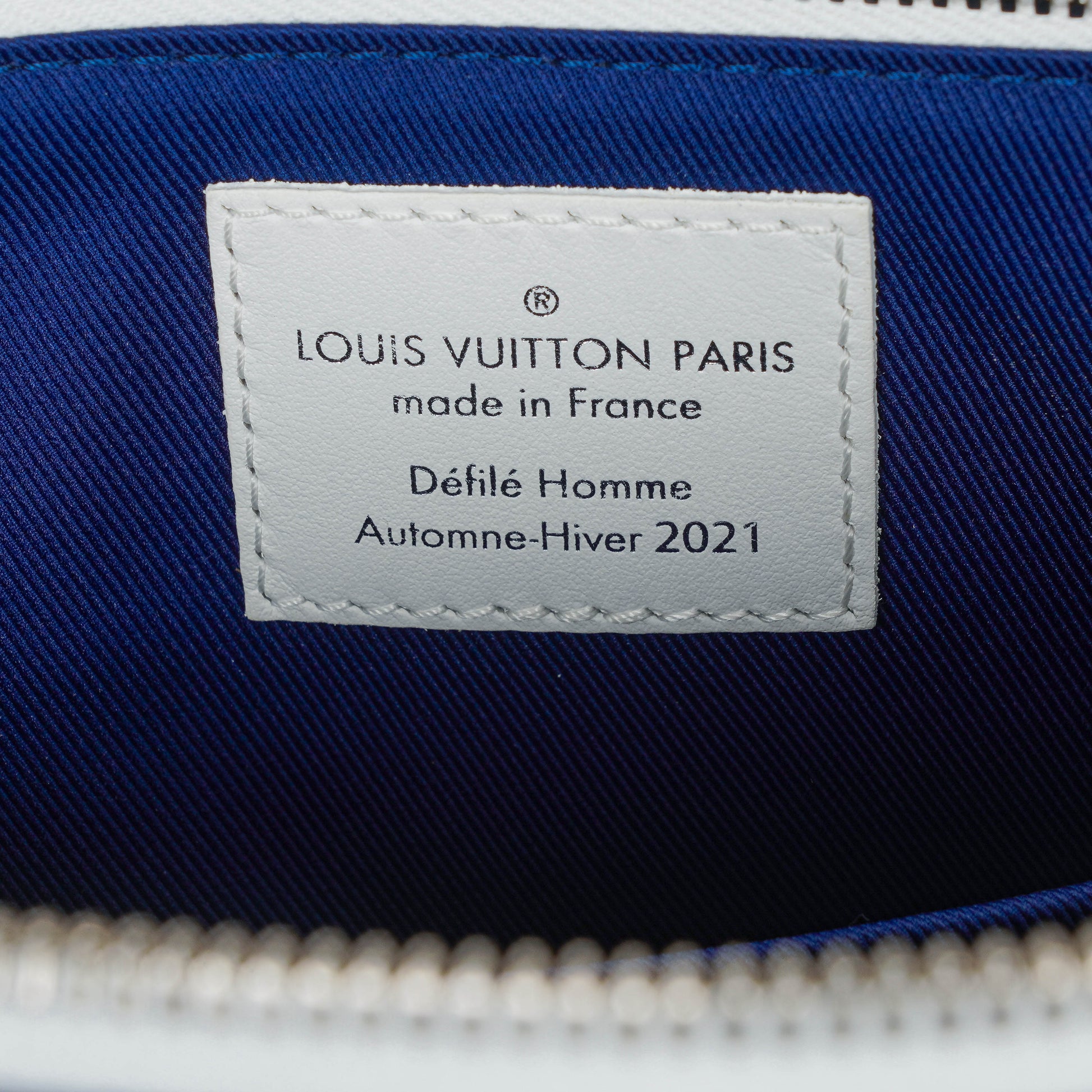Louis Vuitton City Keepall Everyday Schultertasche in Blau und Weiß