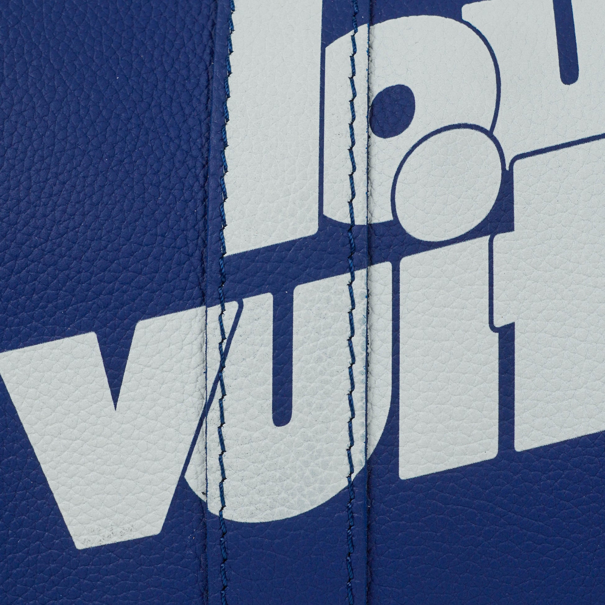Louis Vuitton City Keepall Everyday Schultertasche in Blau und Weiß