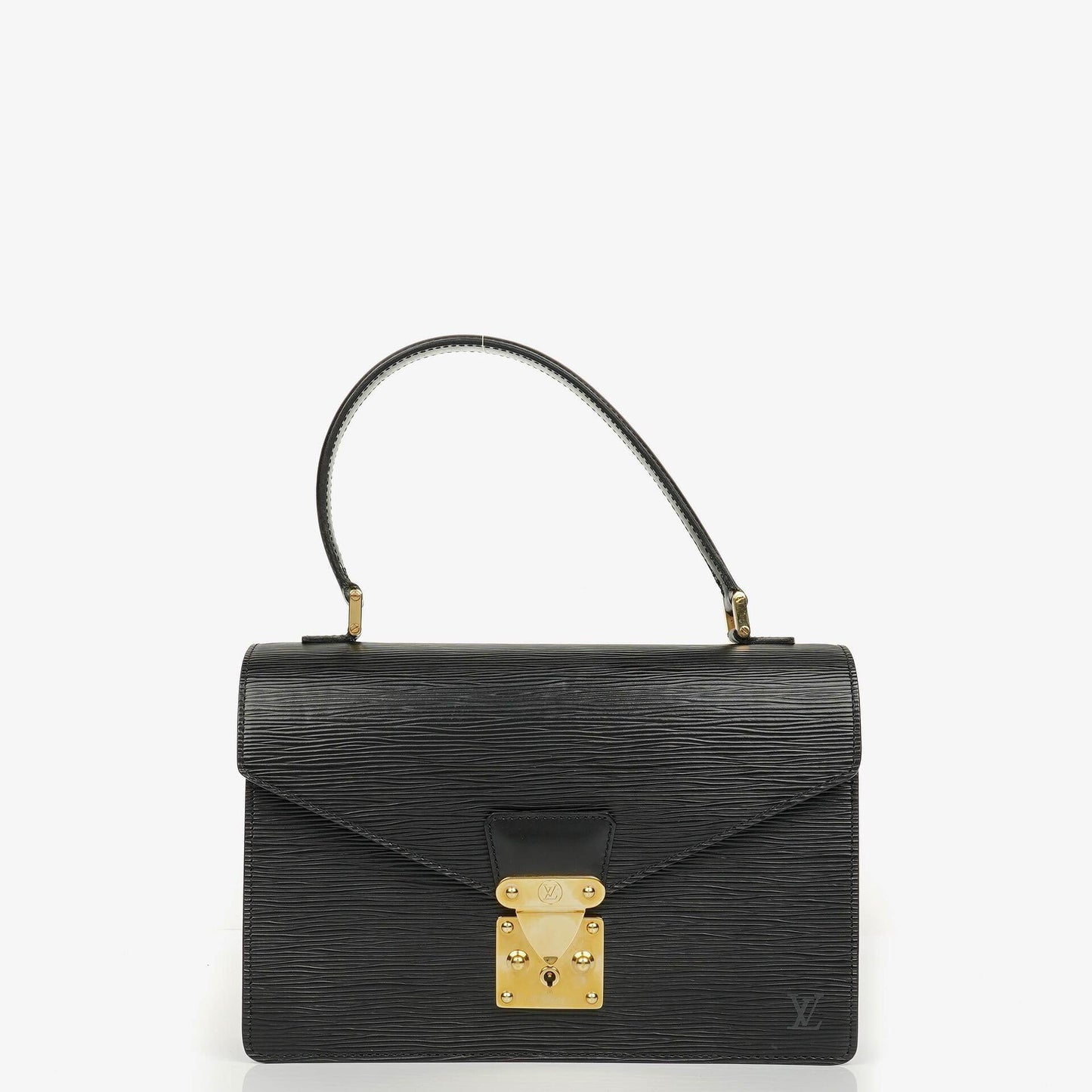 Louis Vuitton Concorde Tasche aus schwarzem Epi Leder