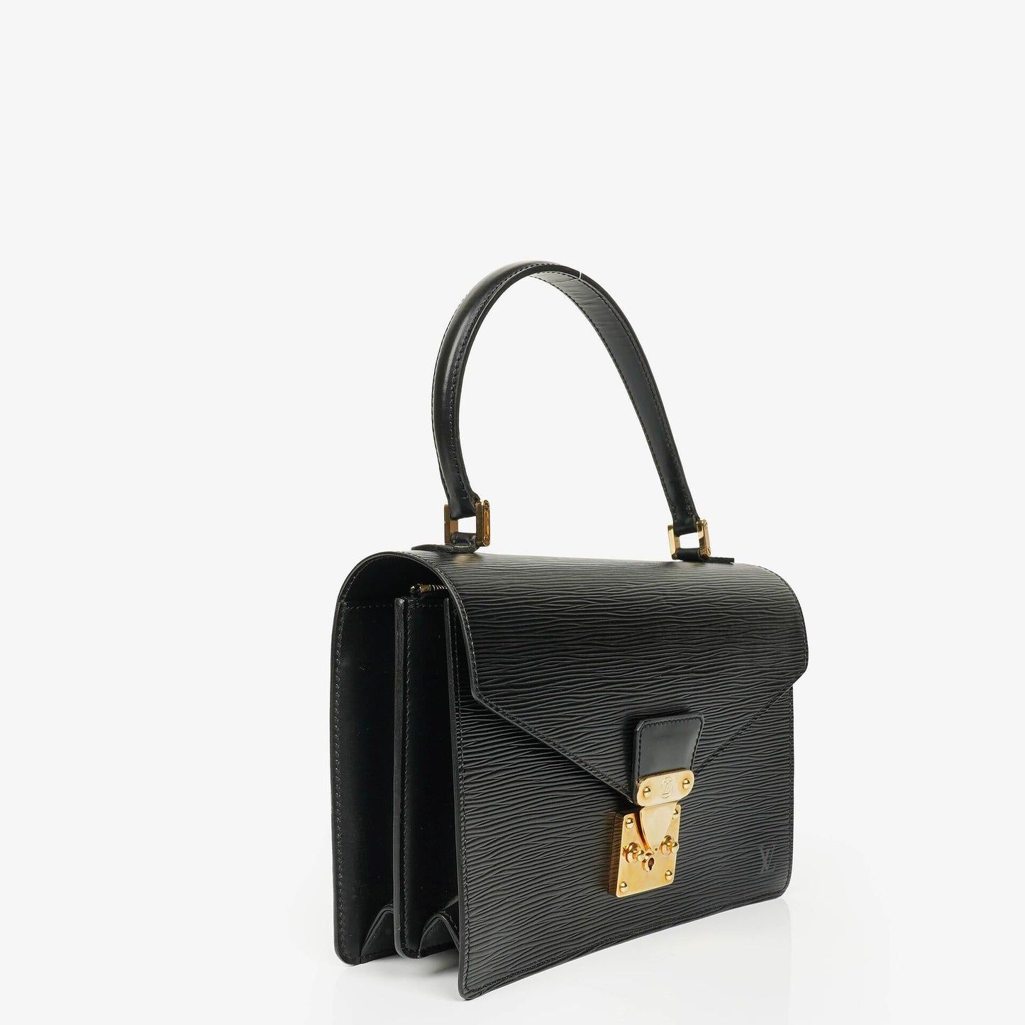 Louis Vuitton Concorde Tasche aus schwarzem Epi Leder