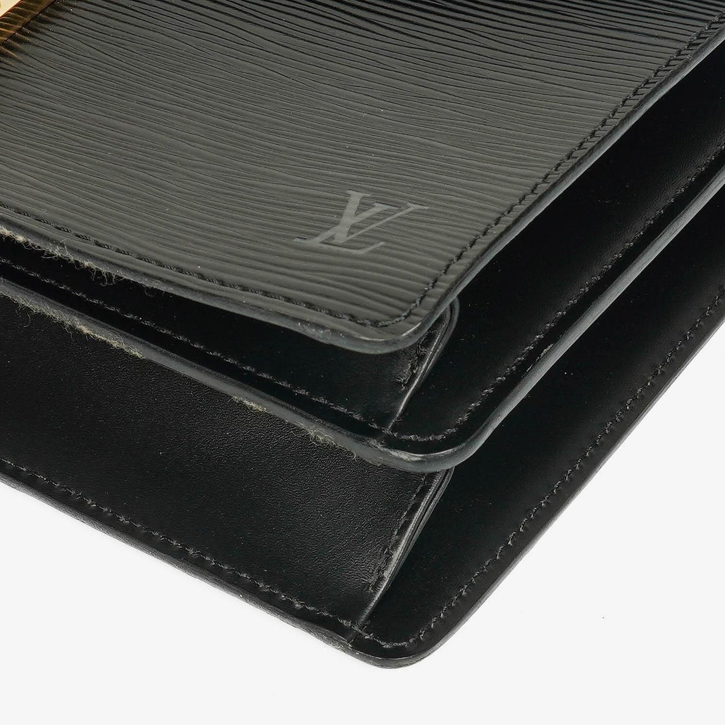 Louis Vuitton Concorde Tasche aus schwarzem Epi Leder
