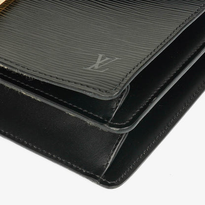 Louis Vuitton Concorde Tasche aus schwarzem Epi Leder