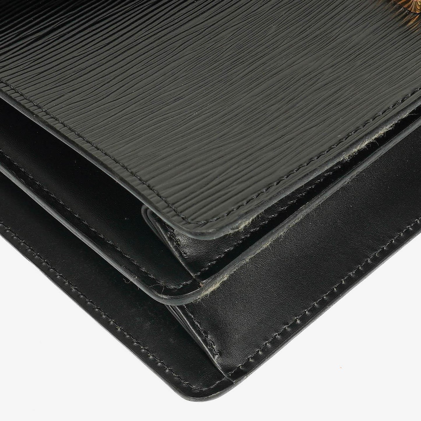 Louis Vuitton Concorde Tasche aus schwarzem Epi Leder