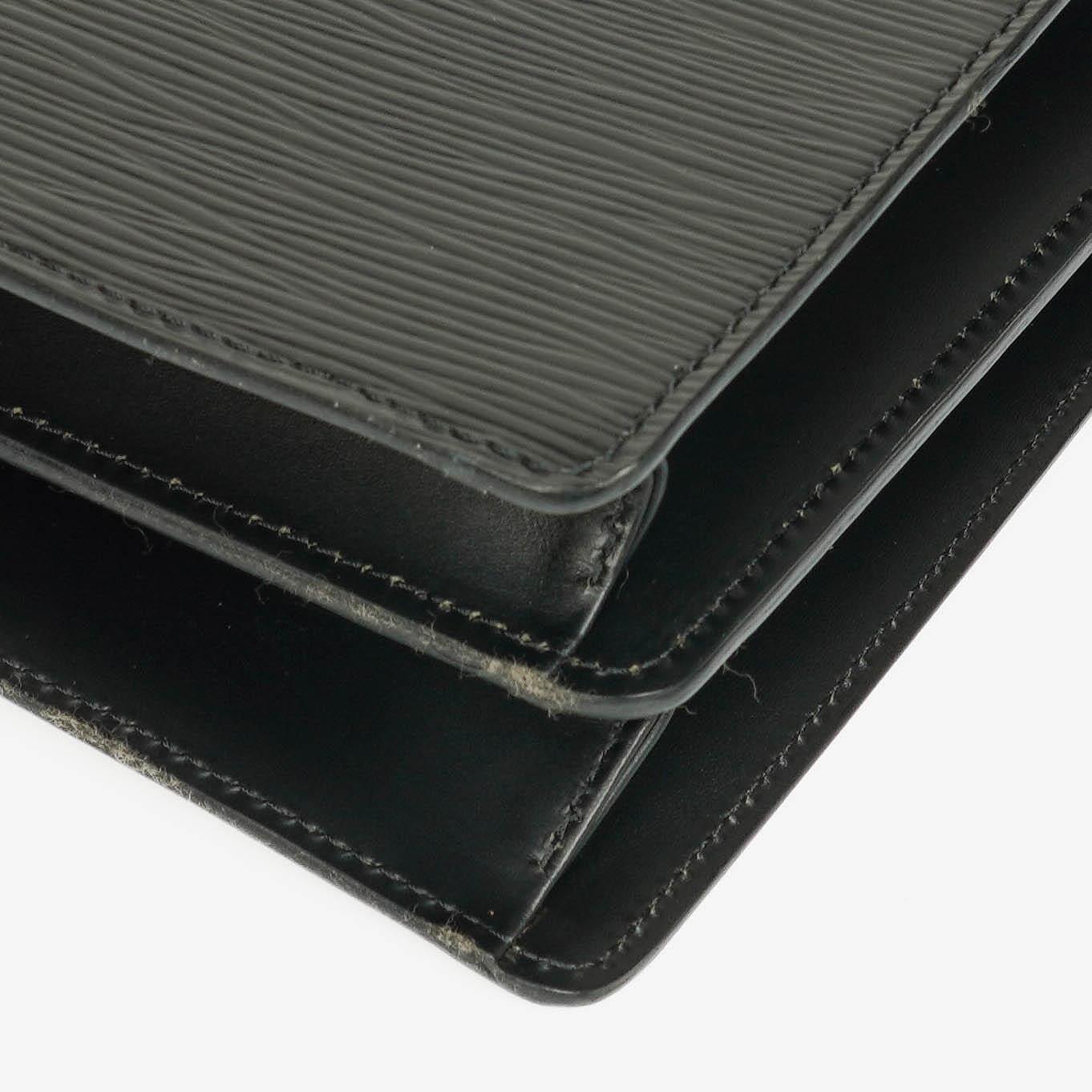 Louis Vuitton Concorde Tasche aus schwarzem Epi Leder