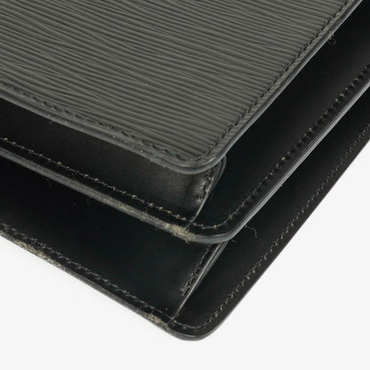 Louis Vuitton Concorde Tasche aus schwarzem Epi Leder