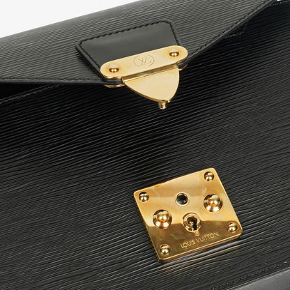 Louis Vuitton Concorde Tasche aus schwarzem Epi Leder