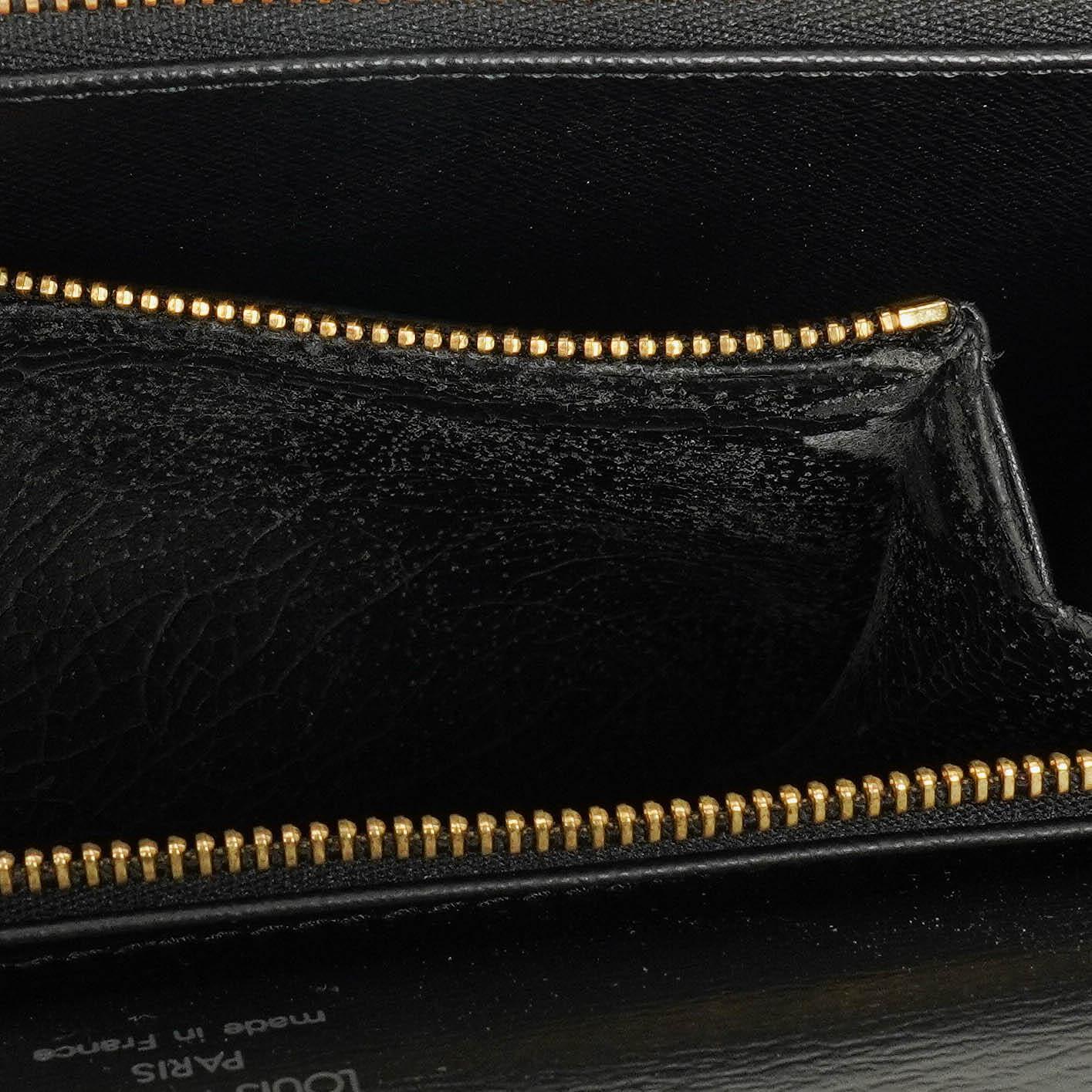 Louis Vuitton Concorde Tasche aus schwarzem Epi Leder