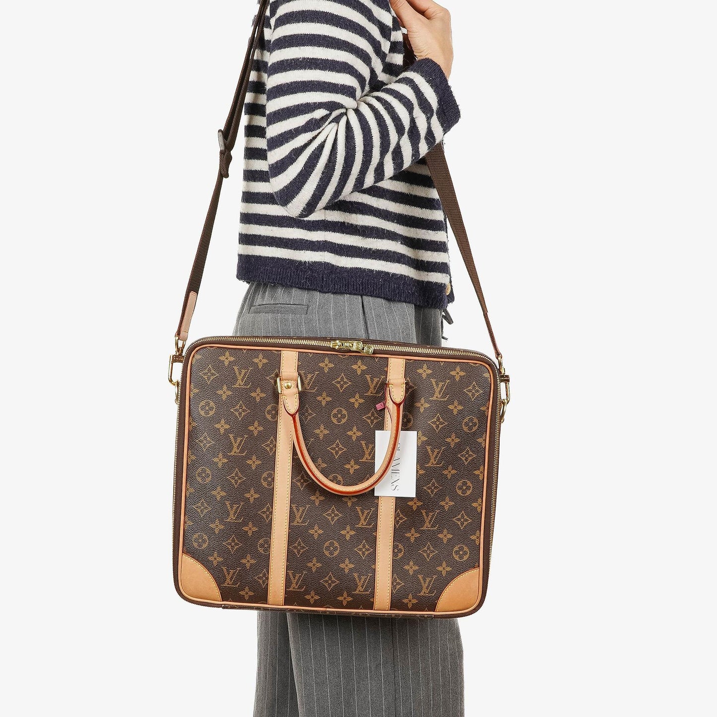 Louis Vuitton Cupertino Aktentasche aus Monogram Canvas