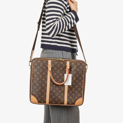 Louis Vuitton Cupertino Aktentasche aus Monogram Canvas