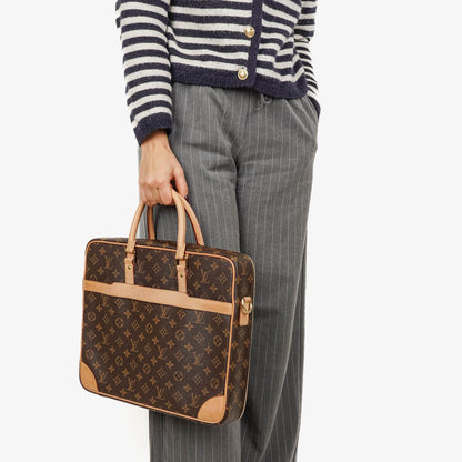 Louis Vuitton Cupertino Aktentasche aus Monogram Canvas