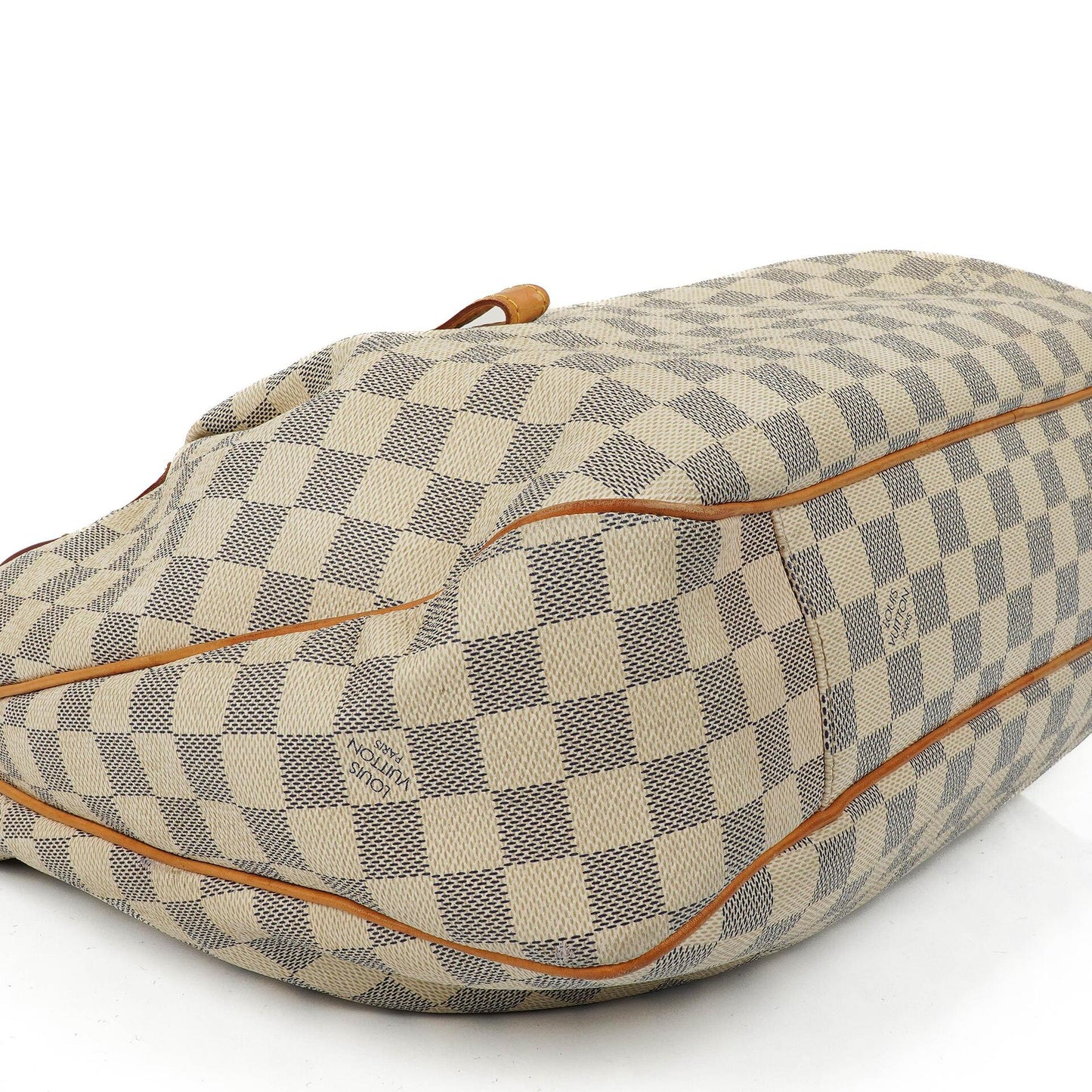 Louis Vuitton Evora MM aus beschichtetem Damier Azur Canvas