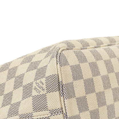 Louis Vuitton Neverfull PM Tote Bag aus Damier Azur beschichtetem Canvas